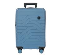 BRIC'S Ulisse Cabin Trolley 55 cm / 42 - 50 L Expandable S Grey Blue
