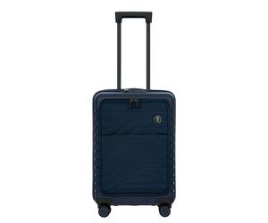 Bric's Ulisse Cabin Trolley 55 Expandable Pocket ocean blue