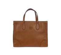 Bric's Volterra kleine Shopping Bag aus weichem Leder mit Tablet Fach, braun - Farb-Varianten: Braun