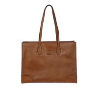 Bric's Volterra Shopper Tasche M Leder 40.5 cm Laptopfach braun