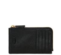 Brics Volterra Reißverschluss-Münzbeutel mit Kreditkartenfächern, schwarz - Farb-Varianten: Schwarz