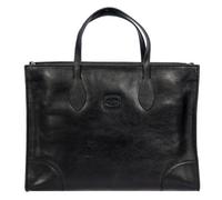 Bric's Volterra Shopper Tasche S Leder 35 cm Laptopfach schwarz