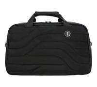 Bric's Weekender, Kollektion Ulisse B|Y, Leicht und Widerstandsfähig, Reisetasche mit Abnehmbarem Schulterriemen und Trolley-Griff, Handgepäck, Wasserabweisendes Material, 47x27x17, Schwarz