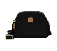 Brics X-Bag - black - Kleine Reise-Umhängetasche aus Recycling-Stoff