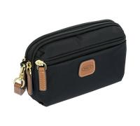 Brics X-Bag Kleine Umhängetasche aus recyceltem Stoff - black
