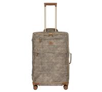 Bric's X-Bag Large Spinner mit Gestell - 27 Zoll - Koffer mit Rollen - Kariertes Gepäck, Wollnuss