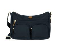 Brics X-Bag - ocean blue - Mittelgroßer Schultertasche aus Recycling-Stoff