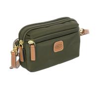 Brics X-Bag - olive - Kleine Umhängetasche aus recyceltem Stoff