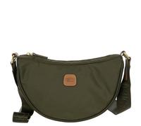 BRICS - X-Collection Handtasche Mit Rv Mezzaluna Xs Olive Dunkelgrün - Gr. - S