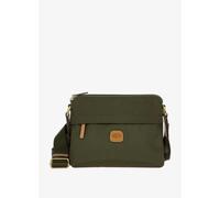 BRICS - X-Collection Tasche Reißverschluss Tracolla Orizzontale Oliva Schlamm