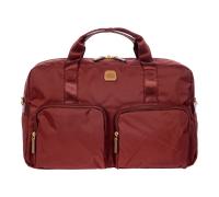 Brics X-Travel - Kleine Reisetasche mit mehreren Fächern - bordeaux - aus recyceltem Nylon