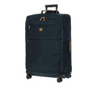 Bric's Trolley Groß X-Bag Kollektion, Weichgepäck-Koffer mit 2 Doppel-Rollen, Widerstandsfähig und Ultraleicht, Maße: 48x77x26cm, Ozeanblau