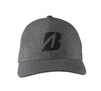 Bridgestone Golf Unisex-Erwachsene Tour B Delta Fitted Cap Golfkappe, Melange Blue, Small-Medium
