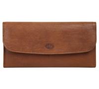 Brieftasche PIKÉ "PIKÉ Damen, Herren echt Leder", Damen, braun, Leder, beschichtet, leicht glänzend, Kleinlederwaren Brieftasche, echt Leder (27958263-0) braun