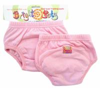 Bright Bots Unterhose für Töpfchentraining, Gr. L / 24-30 Monate, Hellrosa, 2 Stück