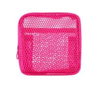 Bright Meshes Organizer-Taschen für Kosmetik, Sanitärartikel, kompakt, tragbar, Reise-Aufbewahrungstaschen, modische Dopamin-farbige Kulturbeutel, rosarot, Einheitsgröße