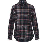 Brigitte von Schönfels Flanellbluse Grün/Blau (Größe: 36) 36 blau