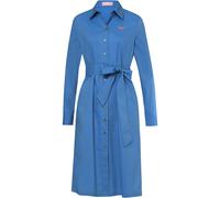 Brigitte von Schönfels Hemdblusenkleid mit Bindegürtel Bleu (Größe: 44) 44 blau