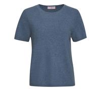 Brigitte von Schönfels Kaschmir Halbarm-Pullover Blau (Größe: 48) 48 blau