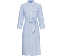 Brigitte von Schönfels Kleid mit Streifen Blau/Weiß (Größe: 44) 44 blau