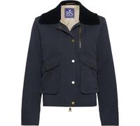 Brigitte von Schönfels Kurze Wachsjacke Blau (Größe: 42) 42 blau