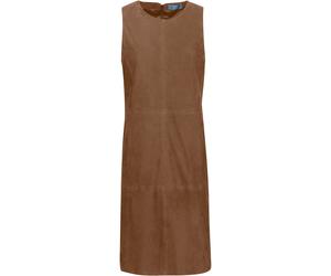 Brigitte von Schönfels Kurzes Lederkleid Braun (Größe: 44) 44 braun