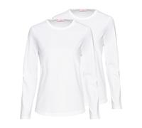 Brigitte von Schönfels Langarm-Shirts im Doppelpack Weiß (Größe: XS) 34 weiß