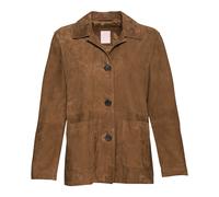Brigitte von Schönfels Leder-Hemdjacke Braun (Größe: 38)