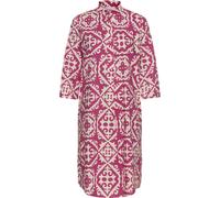 Brigitte von Schönfels Midi-Kleid mit Allover-Print Beere/Ecru (Größe: 36) 36 pink