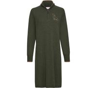 Brigitte von Schönfels Strickkleid mit Hundemotiv Grün (Größe: 44) 44 grün