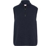 Brigitte von Schönfels Troyer-Pullunder mit Zipp Dunkelblau (Größe: 40) 40 blau