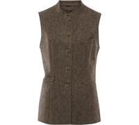 Brigitte von Schönfels Tweedweste mit Fischgratstruktur Beige-Braun (Größe: 38) 38 beige