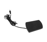 BRIGTWISE Nähfußpedal für Nähmaschine, 6v 1,2a, 3,5mm Stecker | Schwarz, 1 Stück mit Kabel, Eisen und Pvc, für Singer und Tragbare Geräte