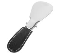 BRIGTWISE Schuhlöffel Edelstahl Tragbar Faltbar Mit Pu Schutzhülle Für Damen Herren Senioren Reise Und Alltag 12.00 X 3.50 X 0.50 Cm