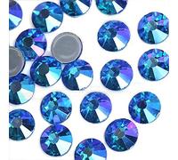Brillabenny 1400 Capri Kristalle Blau AB Boreal Hotfix Strass Crystal Hot Fix (1400 Stück SS20/5MM)