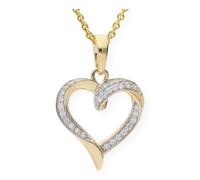 Brillant Anhänger Gold 585 Herz JL10-02-0112 JuwelmaLux