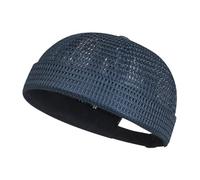 Brimless Mesh Skullcap Hat, Breathable Summer Beanie Headwear, 55-60cm Lightweight Cycling Running Cap, Outdoor Sports Sun Sweat Cap, Bald Head Comfort Cover, Travel Daily Party Use Men Senior