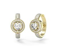 Guess Damen-Ohrringe Herz Creolen Mini Huggies Goldfarben JUBE04670JWYGT-U