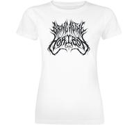 Bring Me The Horizon Black Logo Frauen T-Shirt weiß Band-Merch, Bands L