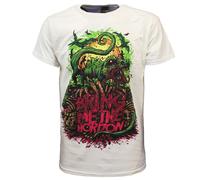 Bring Me The Horizon Dinosaurier-T-Shirt - offizielles Merchandise S Weiß