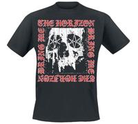 Bring Me The Horizon Metal Logo Skull Männer T-Shirt schwarz M 100% Baumwolle Band-Merch, Bands