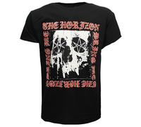 Bring Me The Horizon Metal Logo Skull T-Shirt - Offizielles Merchandise Größe: S Schwarz