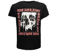 Bring Me The Horizon Metal Logo Skull T-Shirt ✓ Offizielles Merchandise S Schwarz