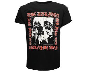 Bring Me The Horizon Metal Logo Skull T-Shirt ✓ Offizielles Merchandise S Schwarz