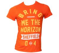 Bring Me The Horizon - T-Shirt Big Text - orange XXL