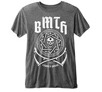 Bring Me The Horizon T-Shirt Crooked Young Burnout Charcoal XL