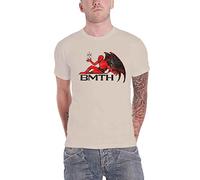 Bring Me The Horizon T Shirt Devil Band Logo Nue offiziell Herren Natural XL