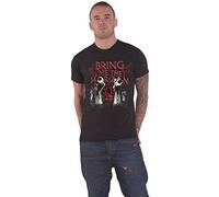 Bring Me The Horizon T Shirt Globe Band Logo Nue offiziell Herren Schwarz S