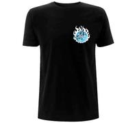Bring Me The Horizon T Shirt Globe Band Logo Nue offiziell Herren Schwarz XL
