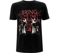 Bring Me The Horizon T Shirt Graveyard Eyes Band Logo Nue offiziell Herren XL